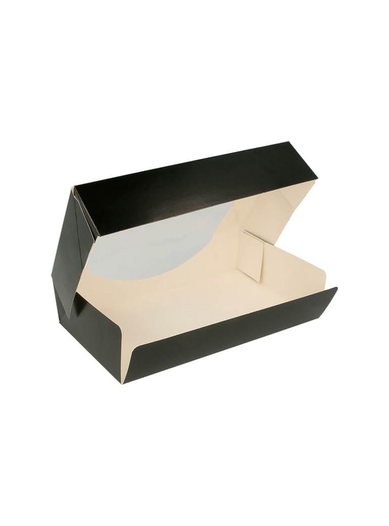 Vienk dėžutė Sushi juoda  17,5x12x4,5 cm  pop su langu (50)