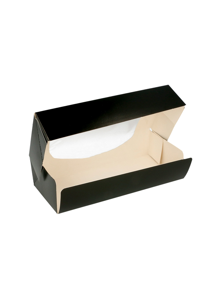 Vienk dėžutė Sushi juoda  20x9x4,5 cm  pop su langu (50)