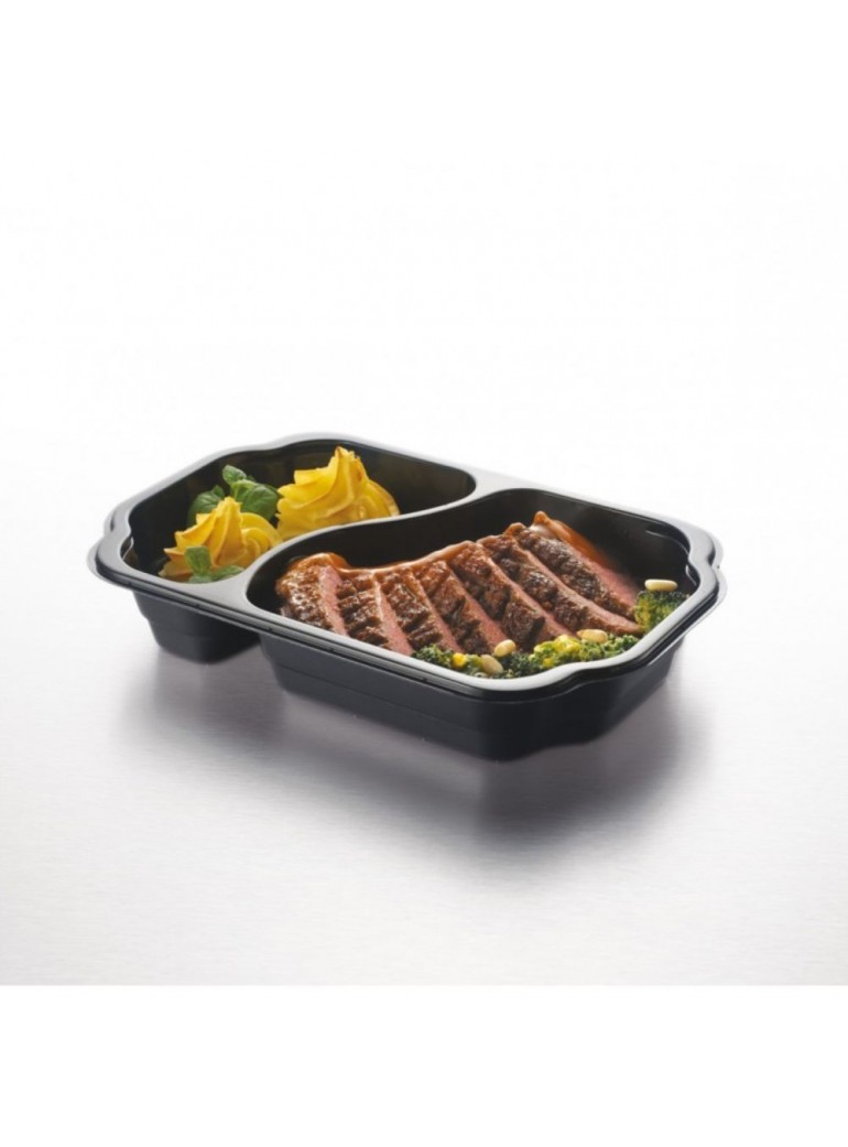 Vienk. DF 250x159x43mm 700/400ml.Miner juodas TA