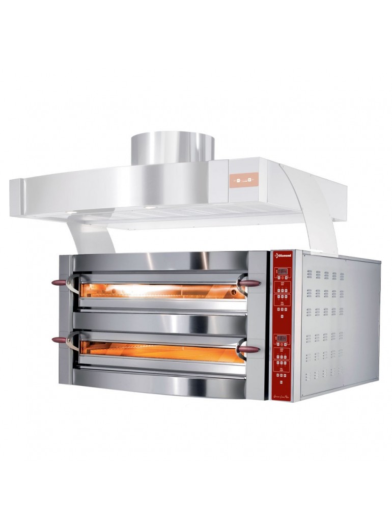 Diamond pizza oven, electric 2x (4x350 mm. )