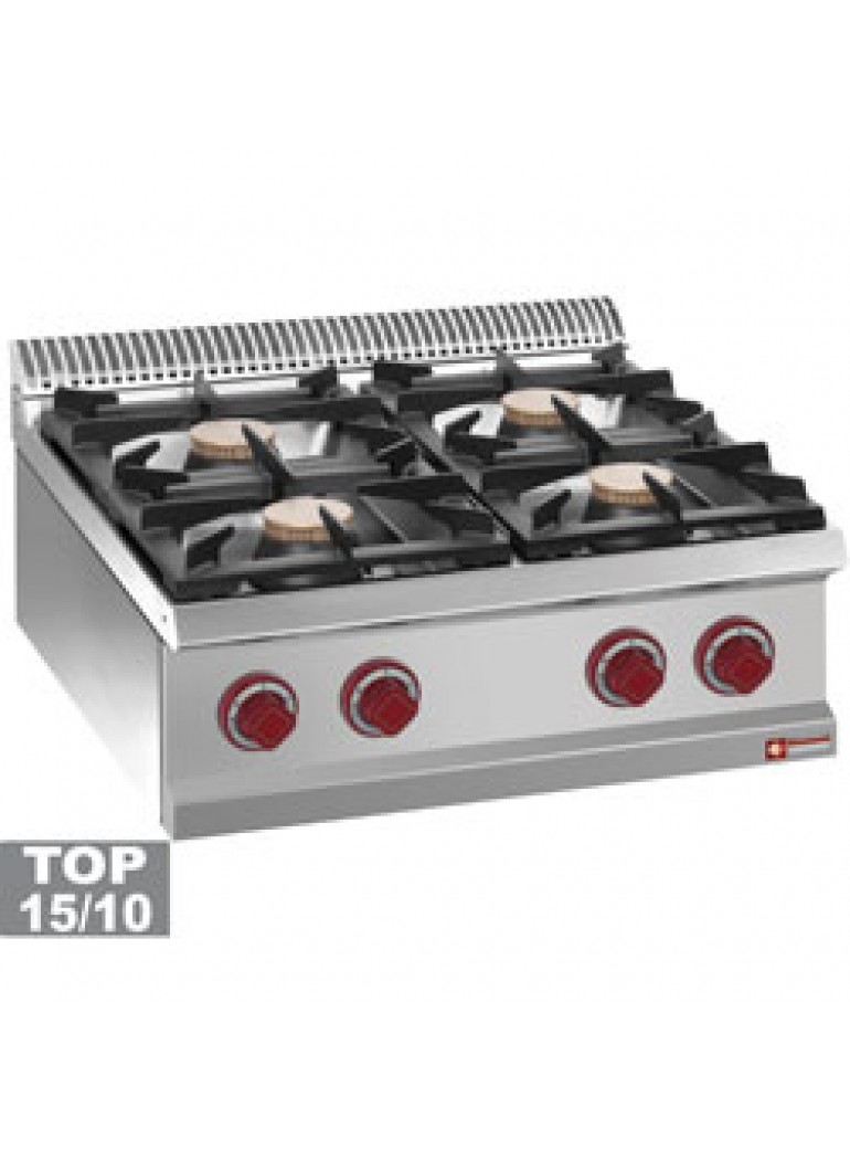 Diamond gas stove, 4 burners 28 kW Optima 700
