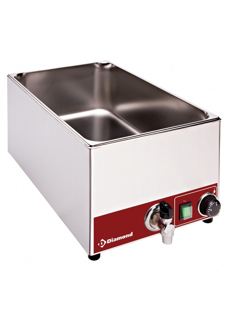 Diamond bemaras electric (GN1/1 150 mm. ), with tap