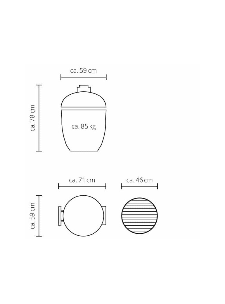 Keramikinė kepsninė MONOLITH CLASSIC
