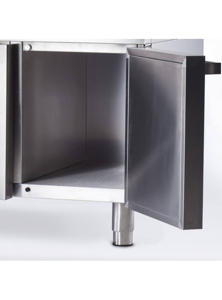 Stalgast dujinė viryklė, 6 kaitviečių, su elektrine konvekcine orkaite (32,5 +7 kW)