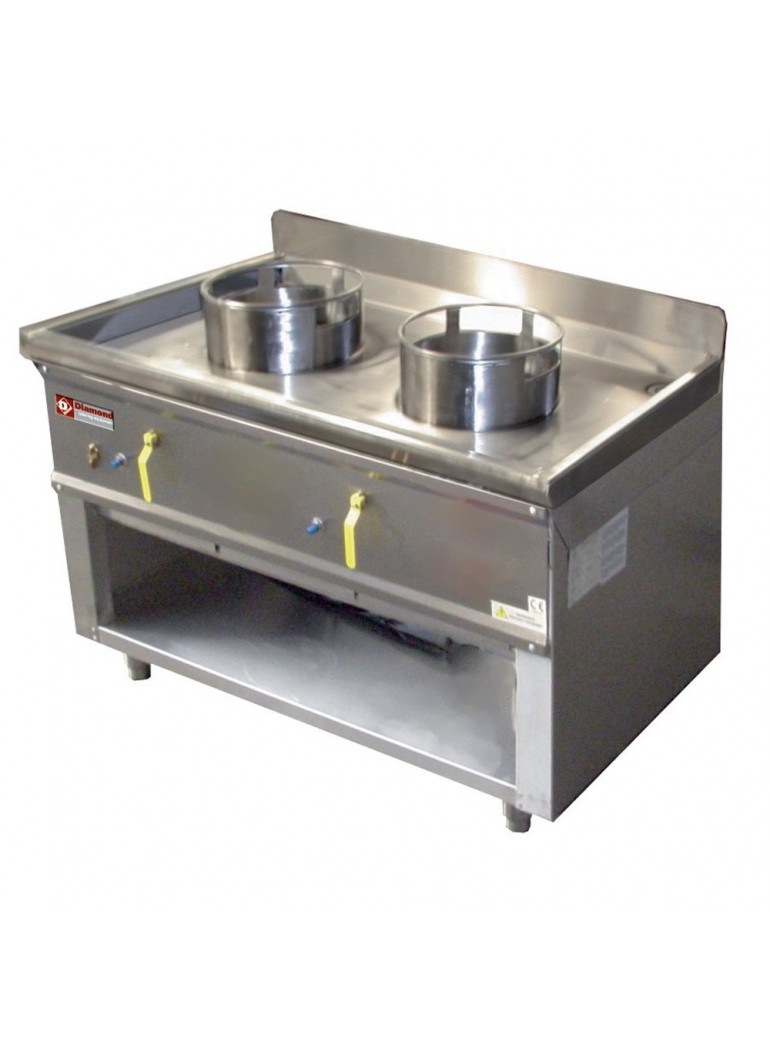 Diamond gas WOK stove, 2 burners