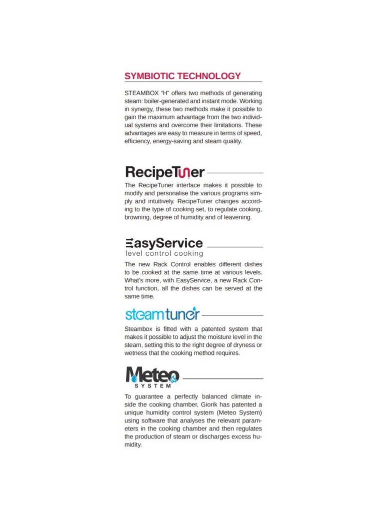 Giorik convection oven Steambox H 10 GN 1/1