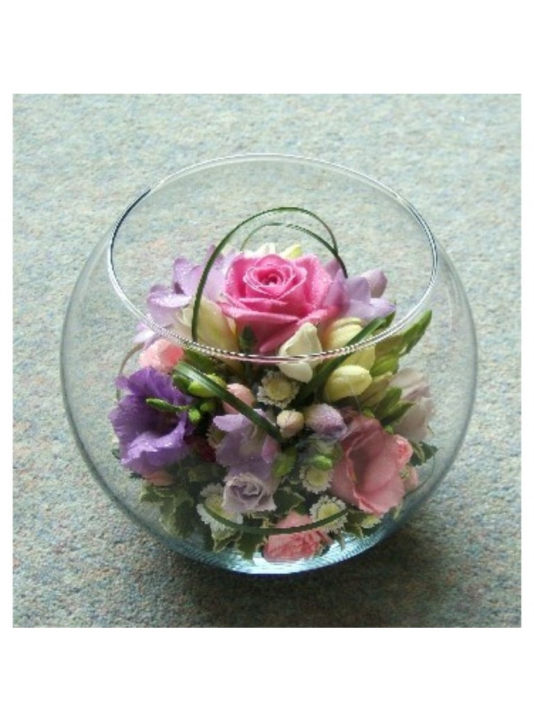 Vaza burbulas 10 cm. FLORA