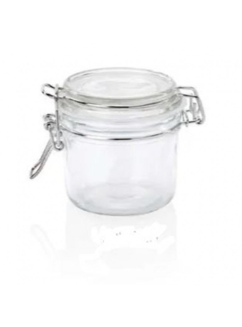 Stiklainis 300 ml. D 8,5 H 10,5 su dangčiu