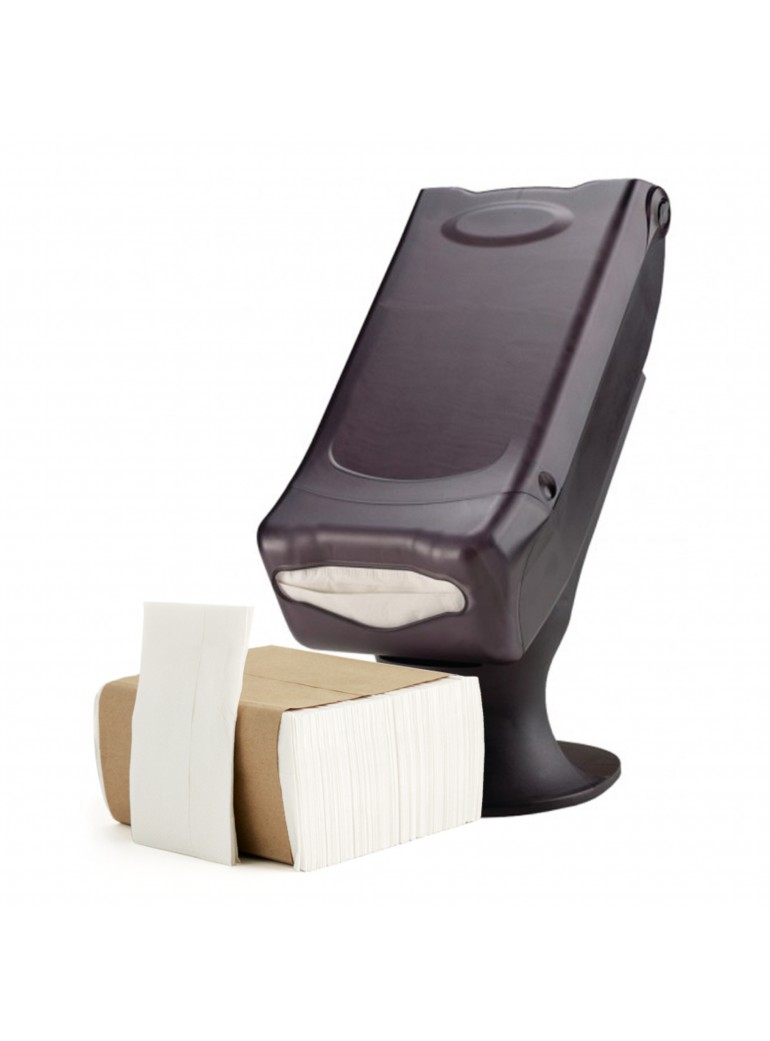 Servetėlės dalytuvams V2 16x21 cm 2 sl, baltos (200)