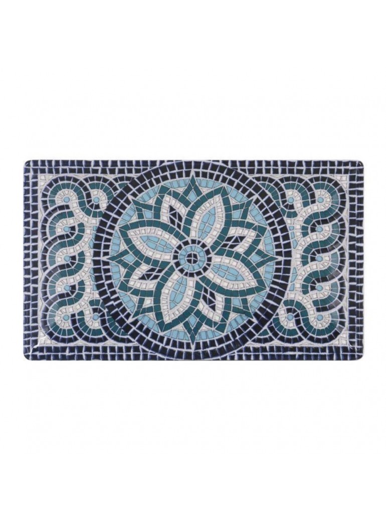 Lėkštė stačiakampė MING II MAYOLICA, 30 x 20 x 2,5 cm. porcel.