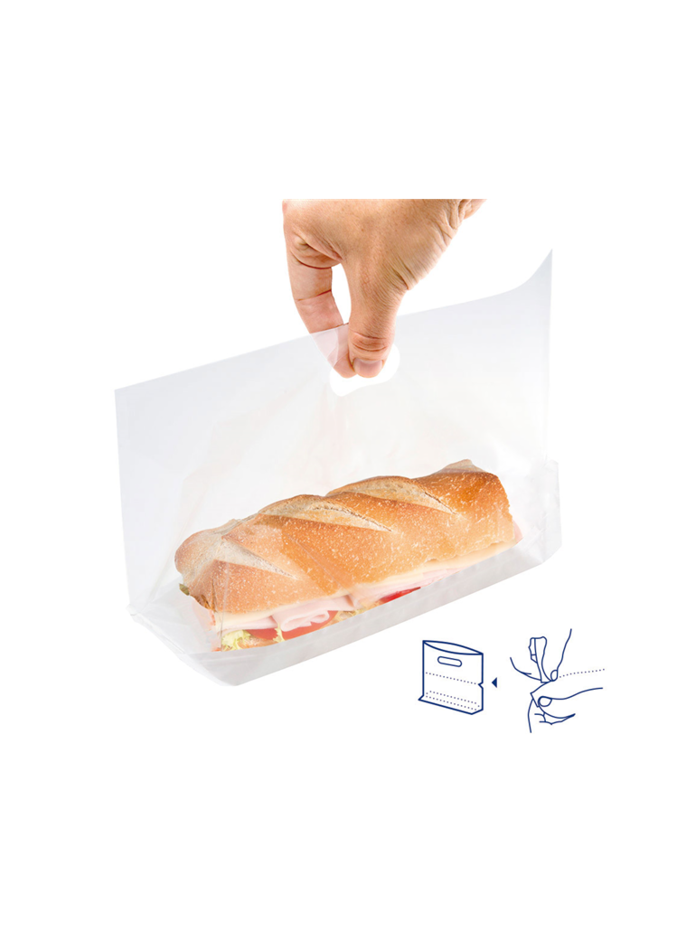 Maišelis 22x18x4,5 cm. pop. turtle b/skaidrus su rank. (50)