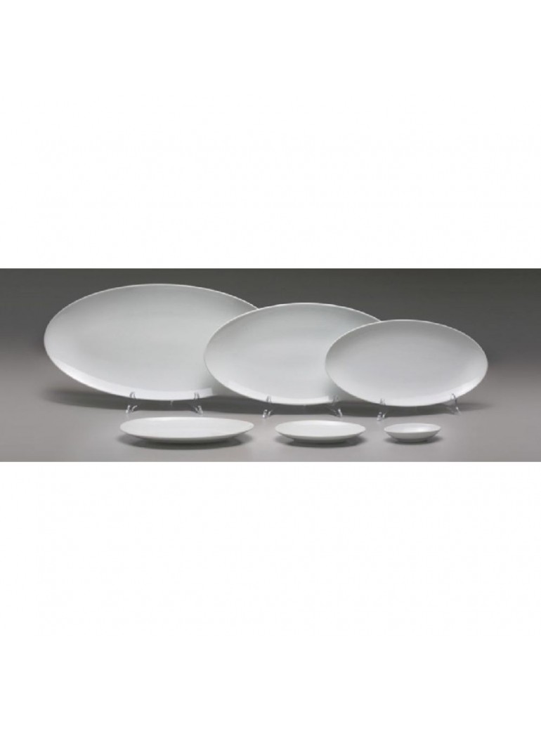 Lėkštė 32 x 16 Elipsė, porcel.