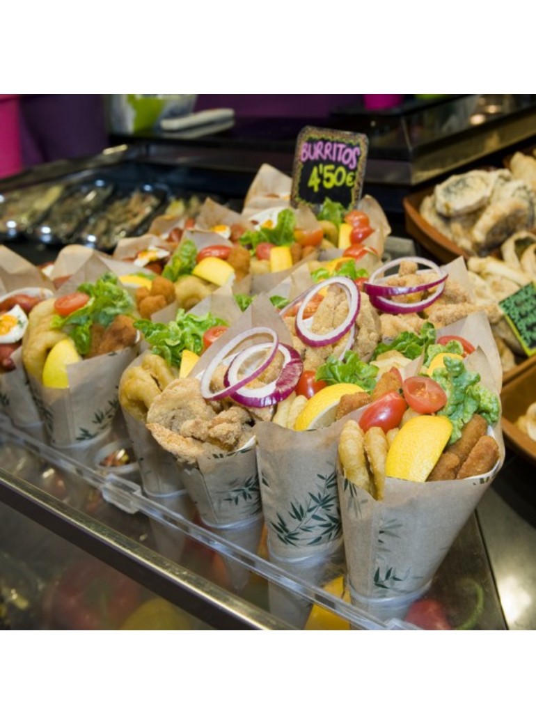 Maišeliai trikampiai 100 gr. pop. Feel green ( 250)