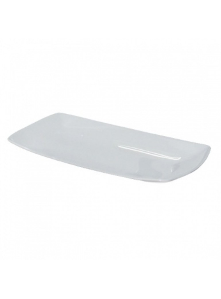 A bowl of Tokio. Rectangle. 30 x 18 cm. Porcelain, white. A bowl of Tokio. Rectangle. 30 x 18 cm. Porcelain, white.