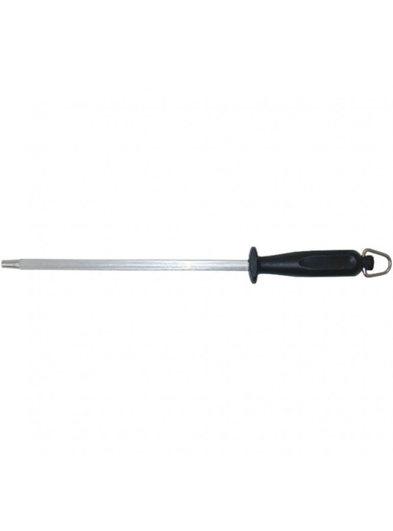 Sharpener black, 25 cm. Black, stainless steel. Sharpener black, 25 cm. Black, stainless steel.