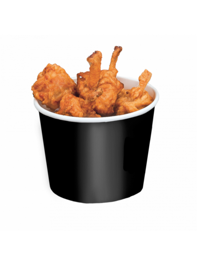 Vienk. Indelis D13.5 H10.4 cm 1000 ml apvalus pop juodas(50)