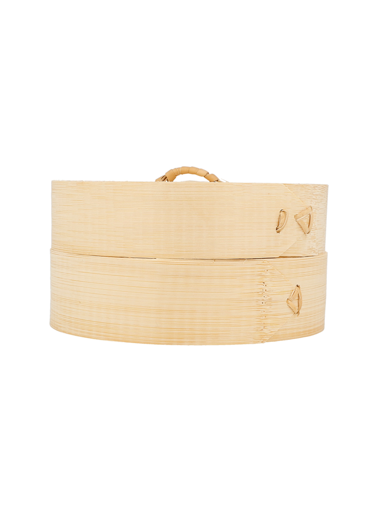 Indas mini Dim-sun 15x8 cm, bambukinis su dangt
