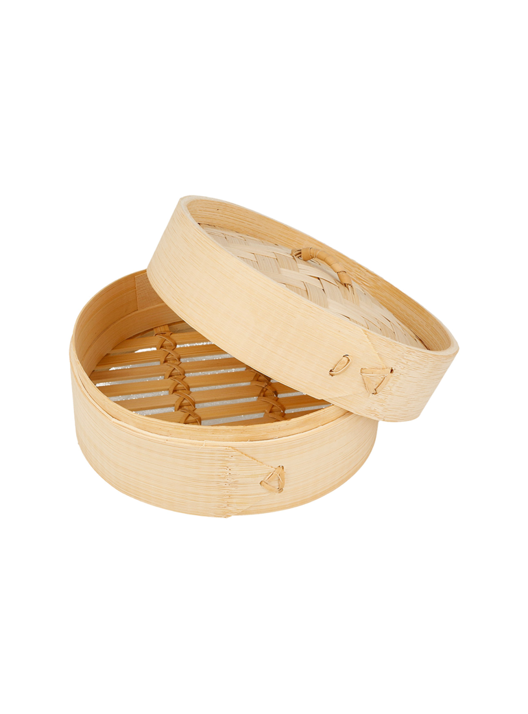 Indas mini Dim-sun 15x8 cm, bambukinis su dangt
