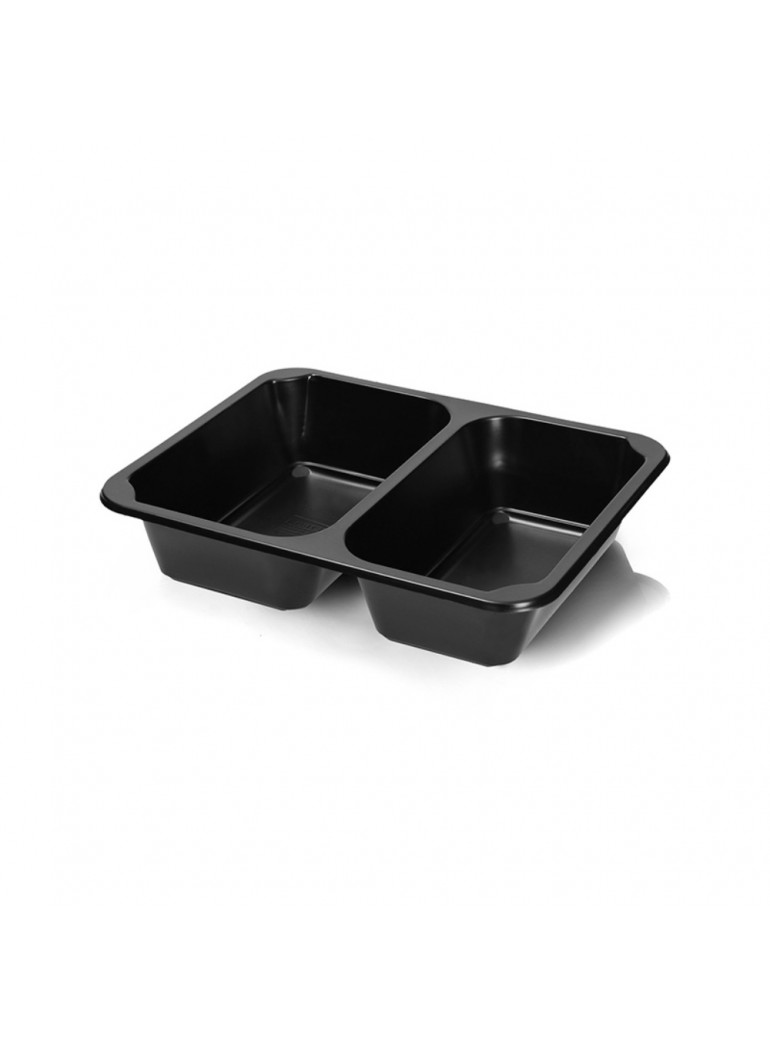 Vienk. DF 227x178x40 mm  juoda 2 dalių