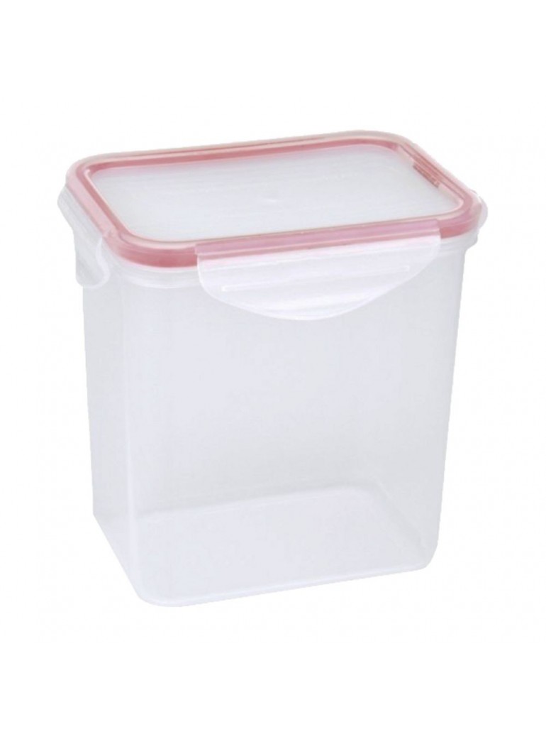 Jar with lid. 12cm x 9.5cm x 13cm. 1.0 l Polypropylene, transparent.