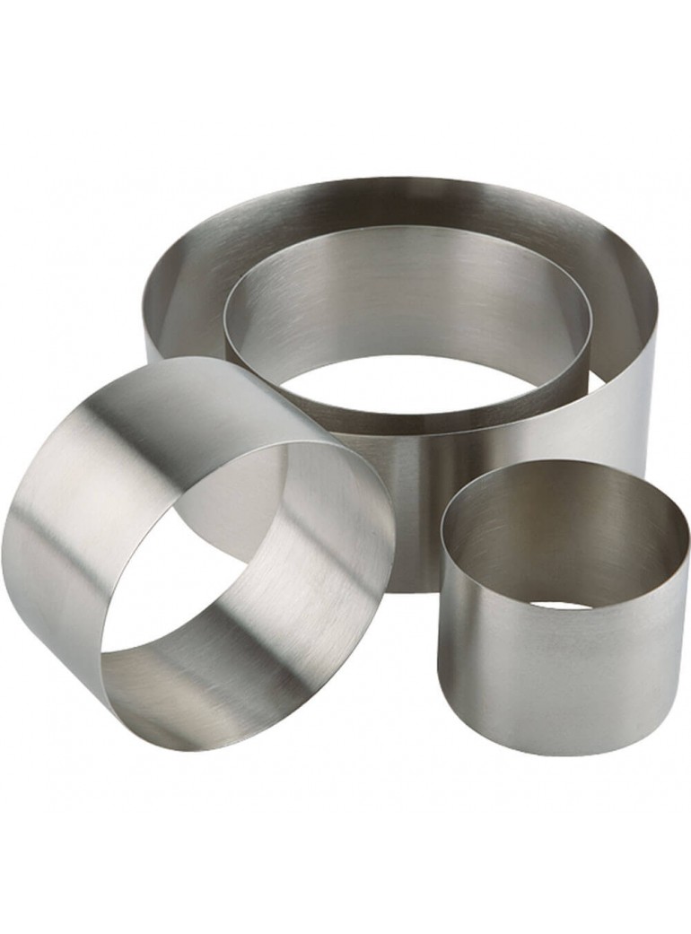 Confectionery ring D 10 cm. n. steel