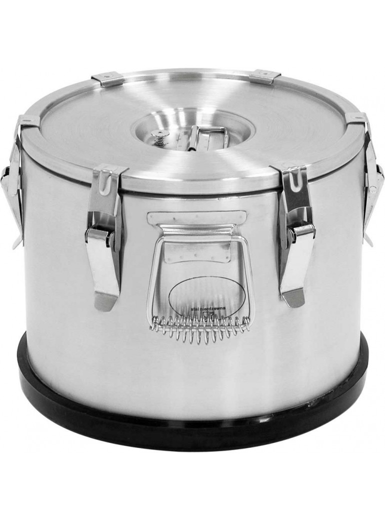 Termosas maisto transportavimui, 20 l. n. plieno Termosas maisto transportavimui, 20 l. n. plieno