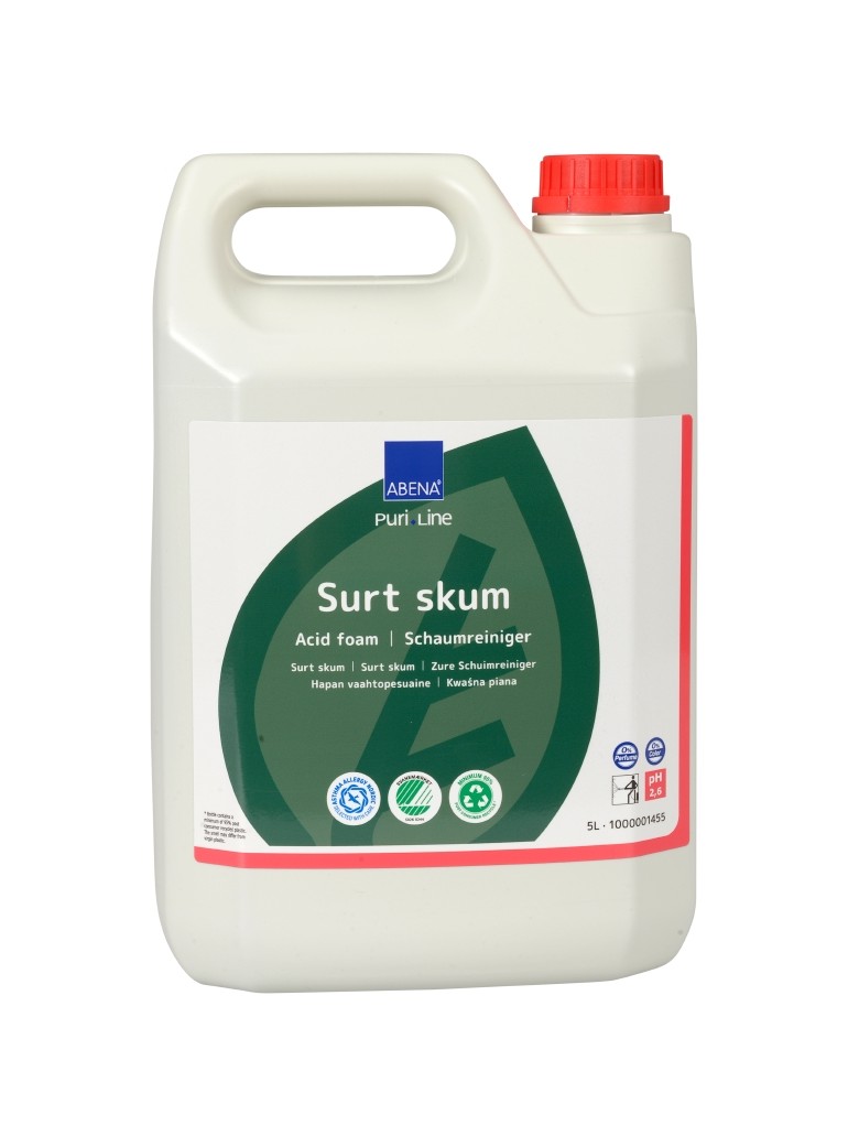 Ploviklis (putos) stiprus rūgštinis paviršiams 5 l. Ploviklis (putos) stiprus rūgštinis paviršiams 5 l.
